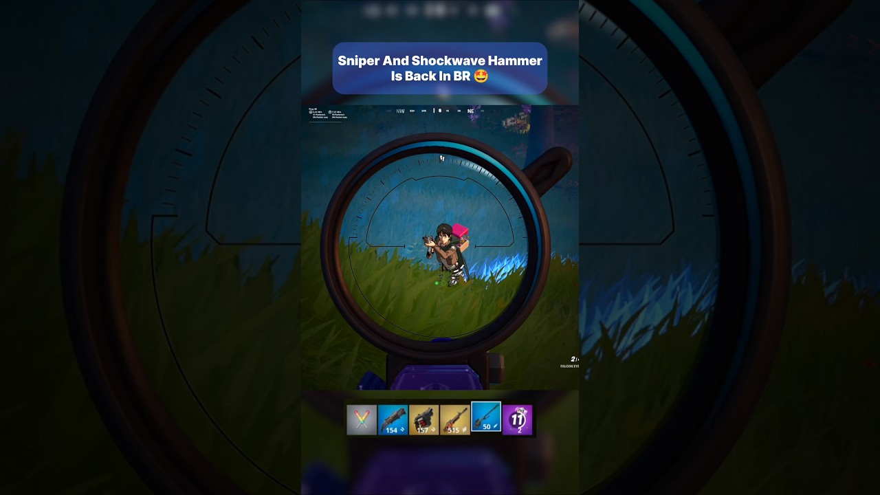 SNIPER IS BACK 🔥💀 #fortnite #fortnitebr #shorts #thatguyfn #fortniteclips #fortniteupdate