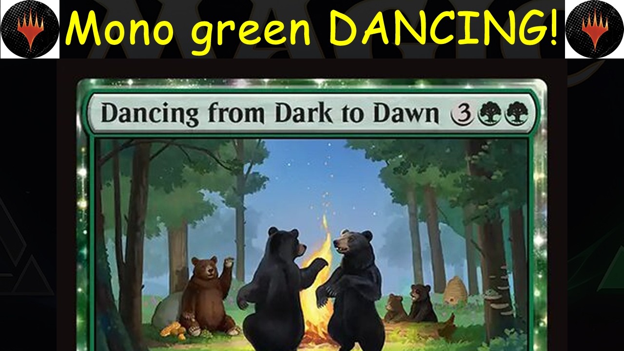 Dancing from Dark to Dawn with Mono green works like a CHARM | MTG Arena #mtgarena