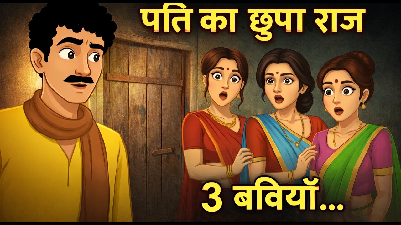 तीन बीवियाँ लेकिन पति हर रात एक कमरे में क्यों जाता था? | HINDI KAHANI