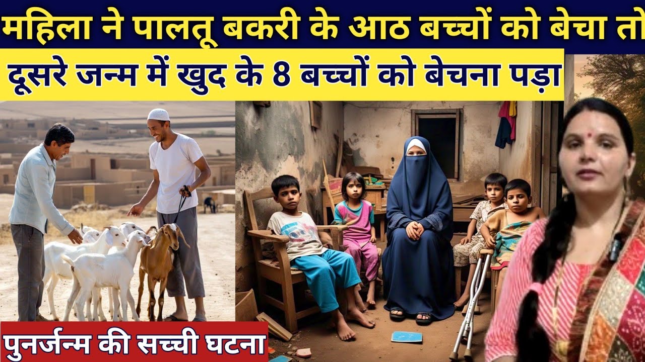 पूरे परिवार ने बकरी के साथ किया गलत दूसरे जन्म में पूरा परिवार बहुत तकलीफऔर परेशान झलता है story