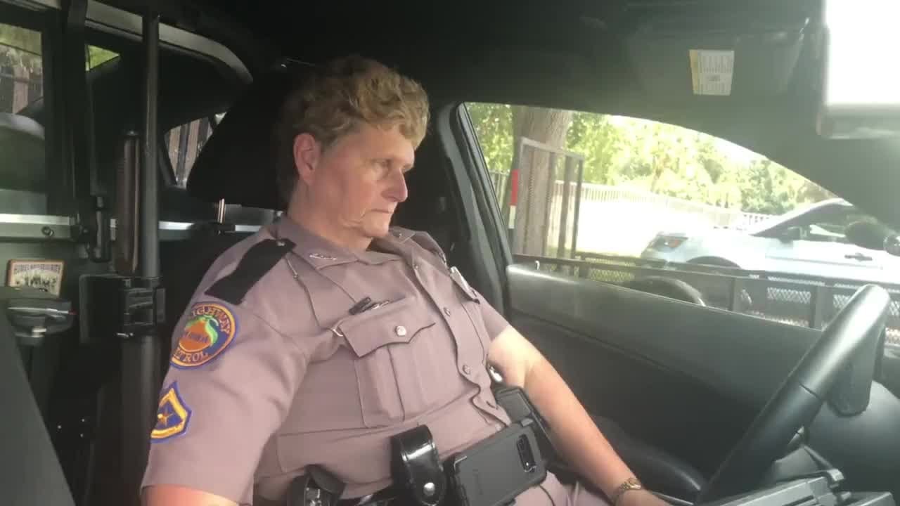 Longest serving female state trooper signs off