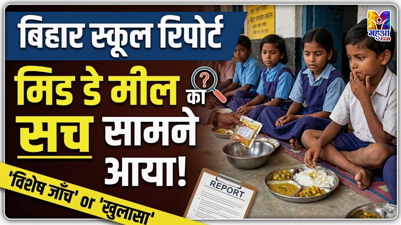 BIHAR के SCHOOLS में MIDDAY MEALकी गुणवत्ता पर सवाल ! BIHAR BREAKING NEWS | MIDDAYMEALS CRISIS