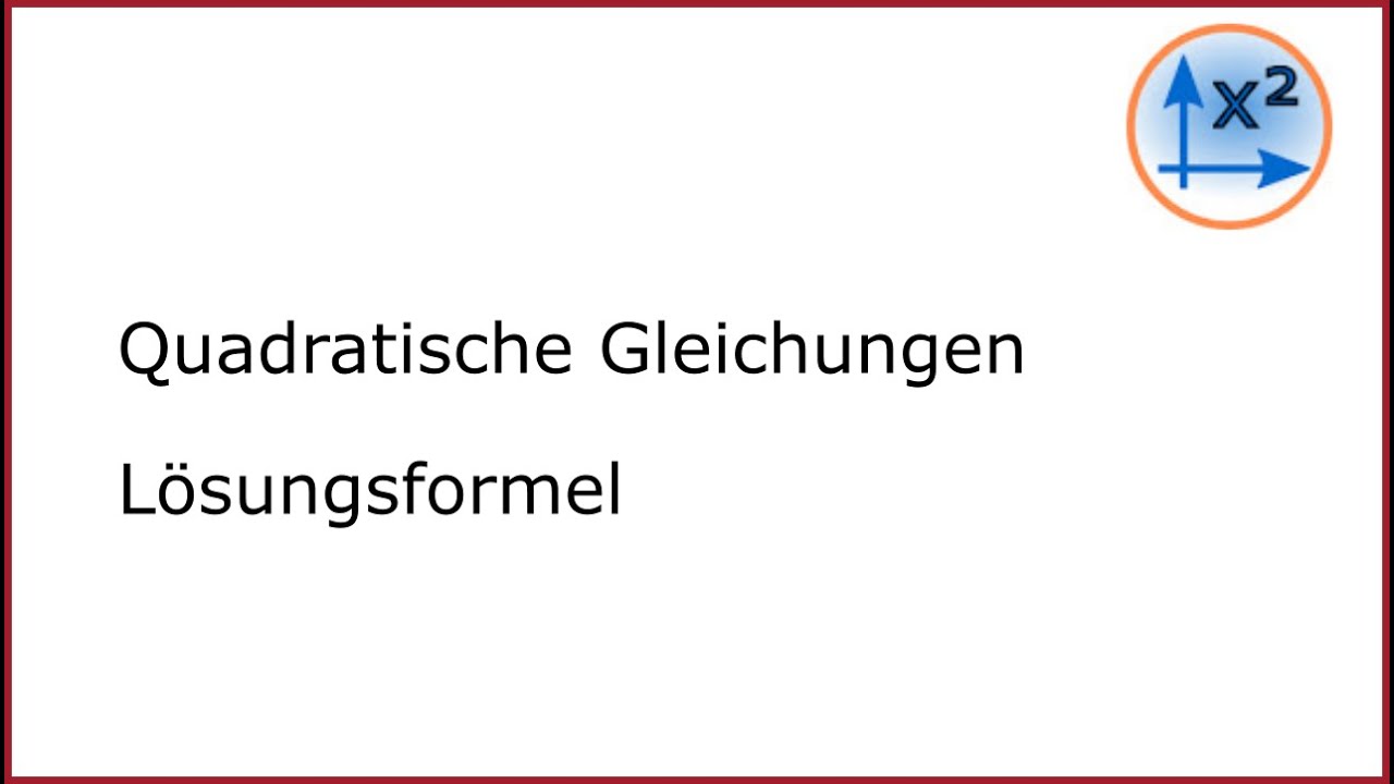QuadratischeGleichungen 4