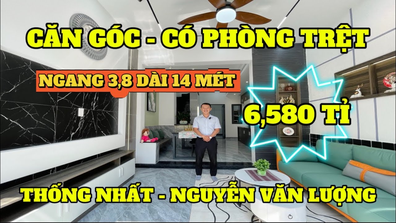 NHÀ XÂY MỚI CĂN GÓC 2 MẶT HẺM , GẦN MẶT TIỀN HẺM THẲNG , DIỆN TÍCH 50 MÉT VUÔNG CÓ PHÒNG DƯỚI TRỆT