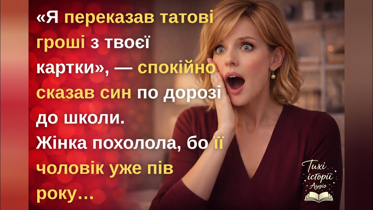 «Я переказав татові гроші з твоєї картки», — спокійно сказав син по дорозі до школи...