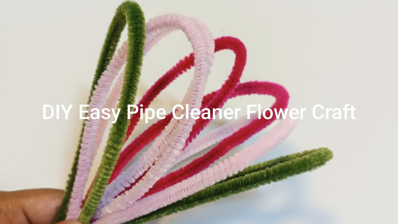 Beautiful DIY Chenille Wire Flower Pot 🌸 Easy Pipe Cleaner Gift Idea  #FlowerPotDIY