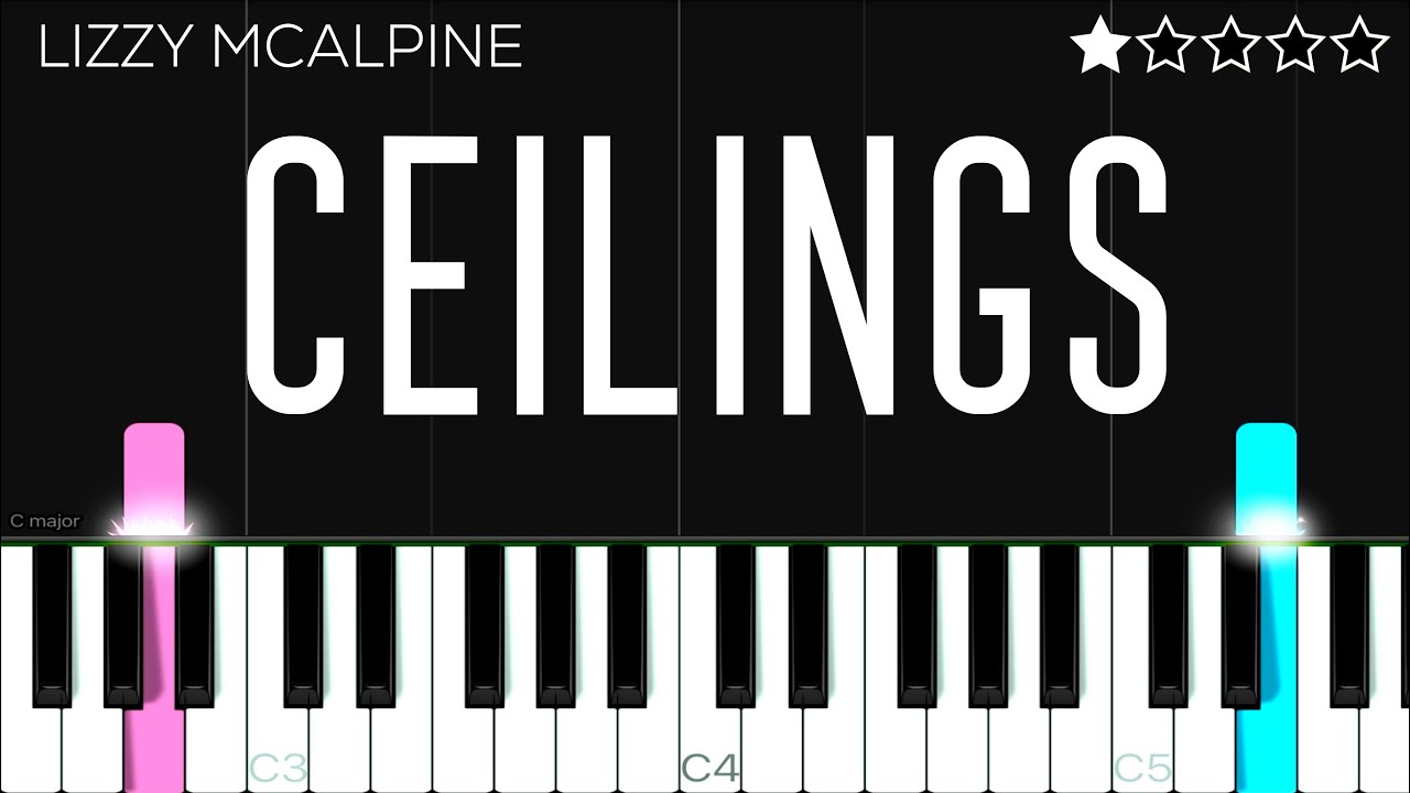 Lizzy McAlpine - ceilings | EASY Piano Tutorial