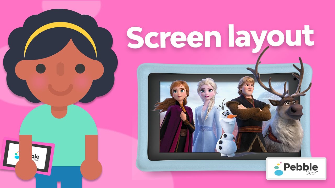 Kids Tablet | Screen layout