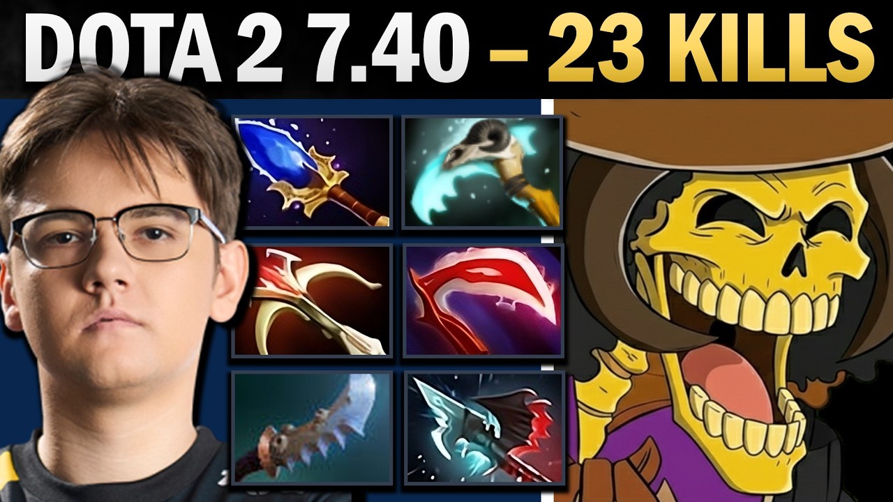 Clinkz, профессиональный керри с Desolator и 23 убийствами — геймплей Dota 2.