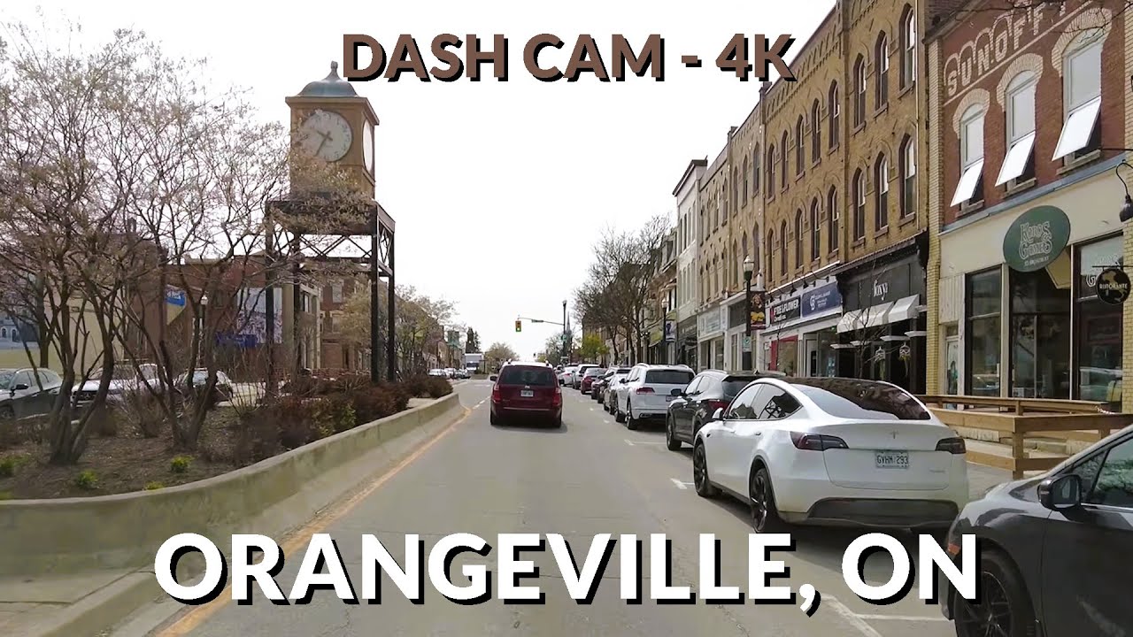 Orangeville, Ontario in 4K: A Scenic Drive Through Charming Landscapes