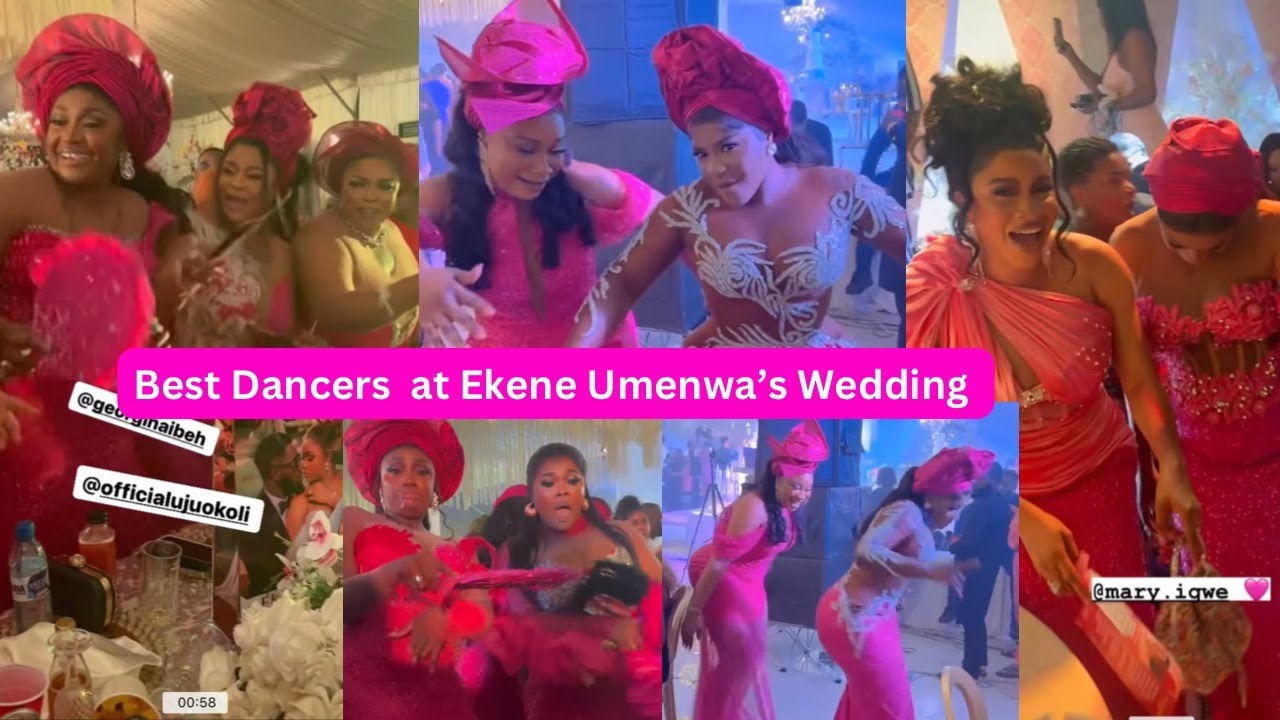 Destiny Etiko, Lizzy Gold, Mary Igwe, Uju Okoli, Show Their Best Dance at Ekene Umenwa's Wedding