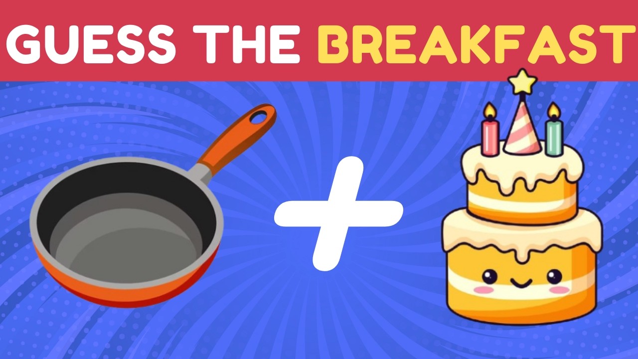 Guess The FOOD By Emoji? 🥛 Breakfast Emoji Quiz| TinqUp Quiz