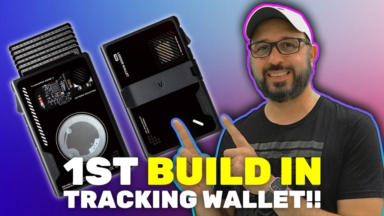 The Smartest Wallet Yet Lorzor Wallet Pro with Built In Tracking