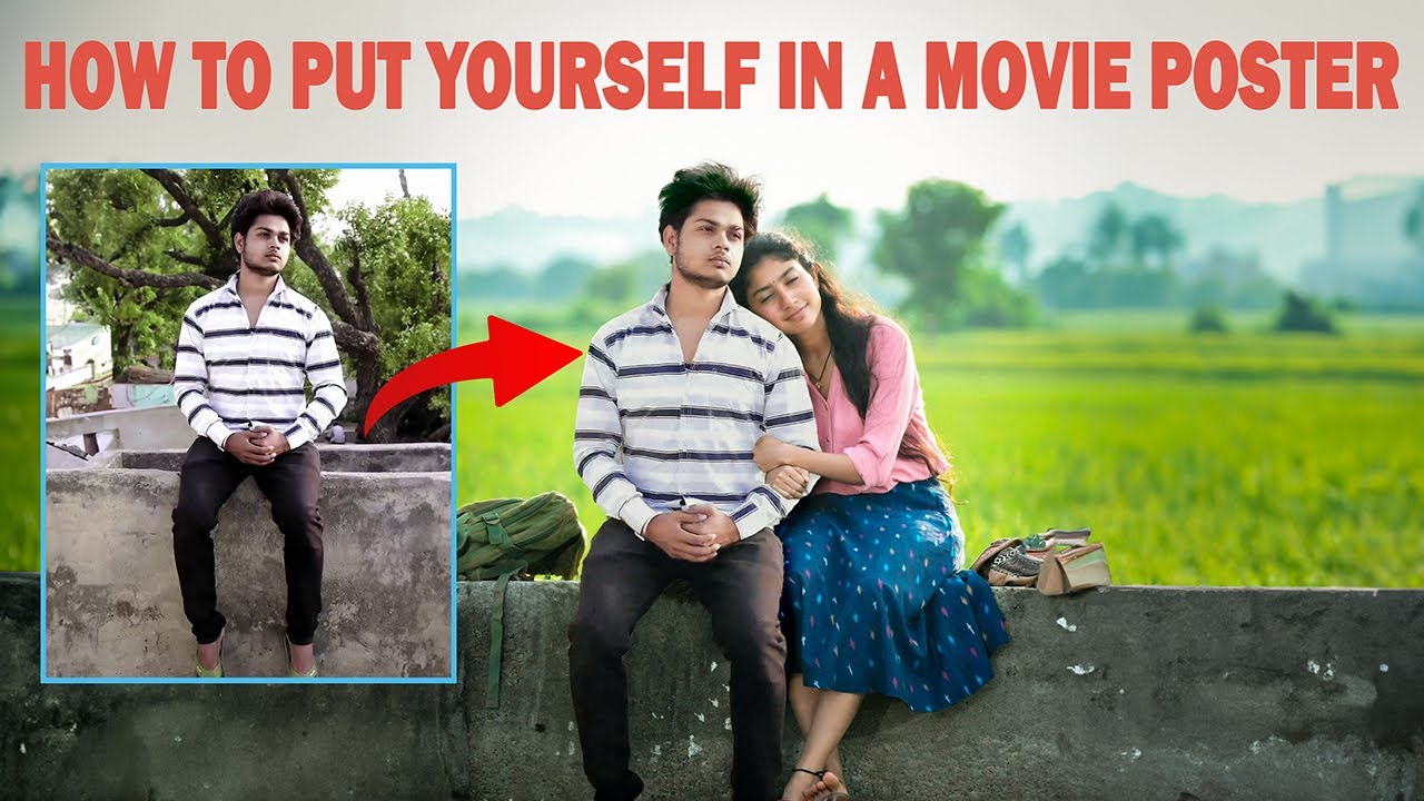 Put yourself in a movie poster - Photoshop Photo Editing Manipulation