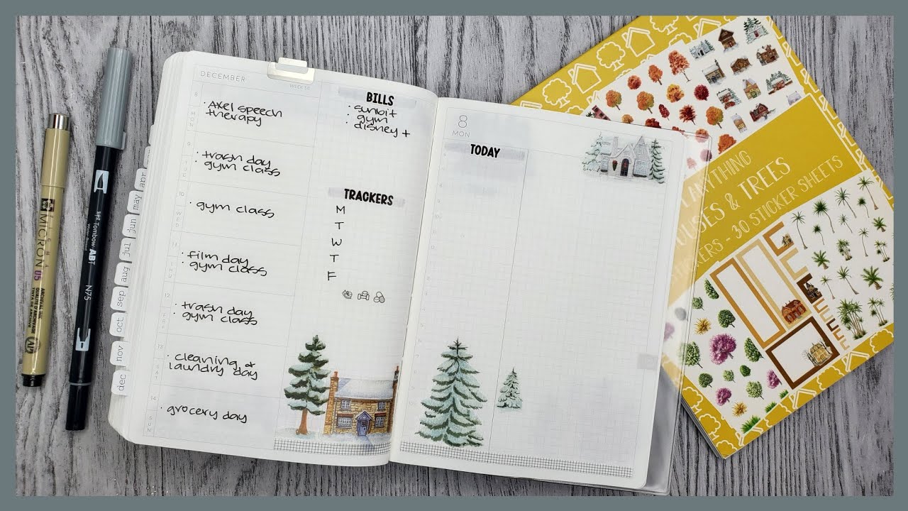 Plan With Me | Planything: Houses & Trees | Aura Estelle B6 Classic Daily 