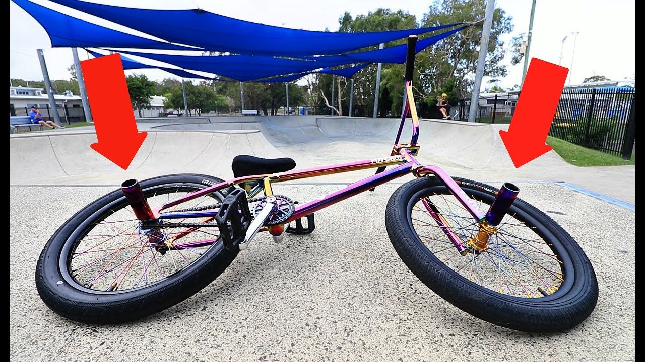 FIRST TIME RIDING BMX PEGS!