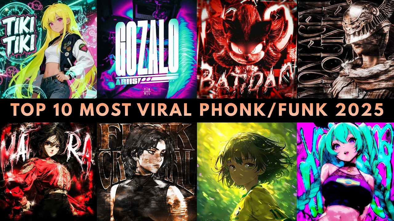 TOP 10 MOST VIRAL PHONK/FUNK 2025 🔥🎵