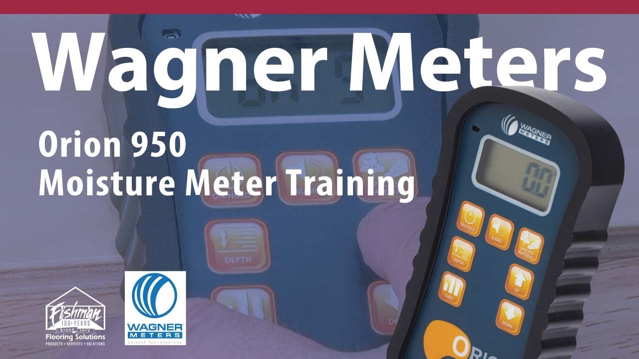 How to use the Orion 950 Moisture Meter