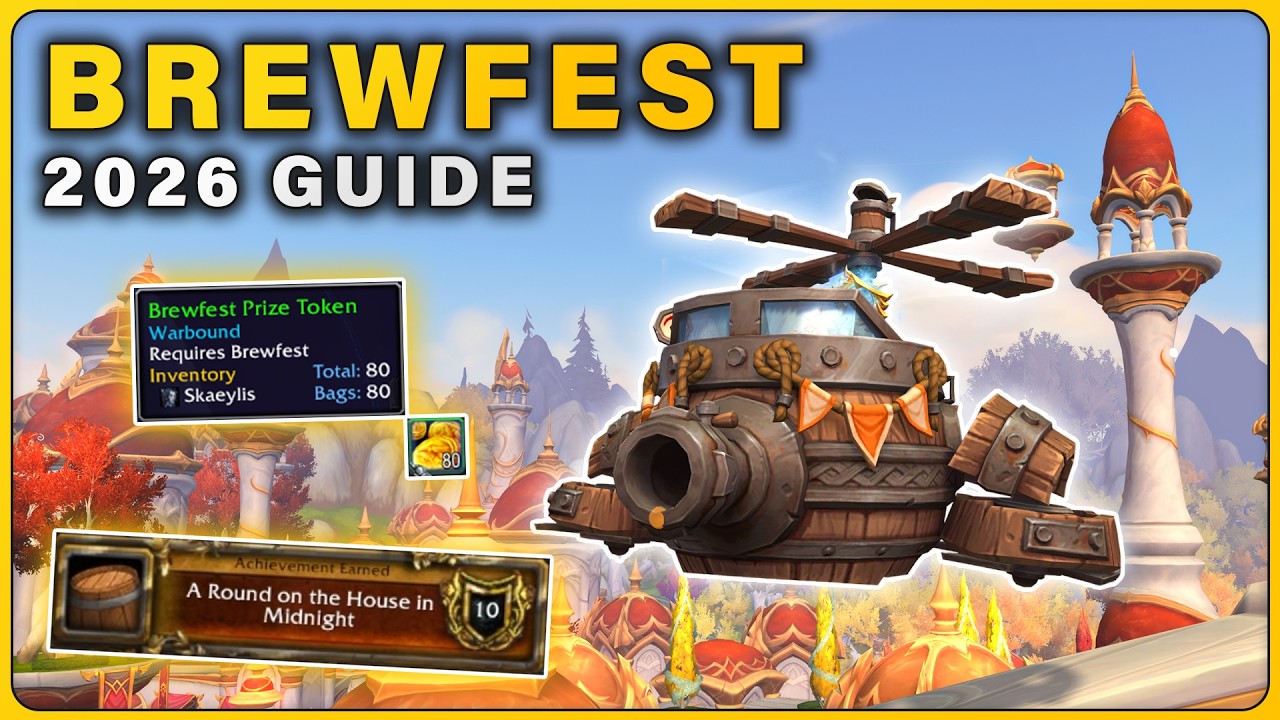 How to do NEW Brewfest Achievement & Get the 3 Old Mounts in WoW Midnight 2026