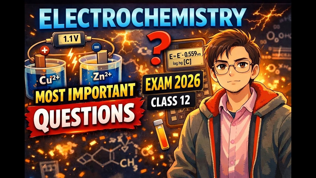 Electrochemistry | 90% Questions Yahin Se Aayenge 🔥 | Class 12 Chemistry