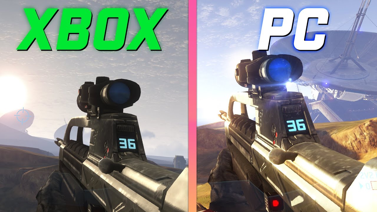 Halo 3 - PC vs Xbox Comparison!