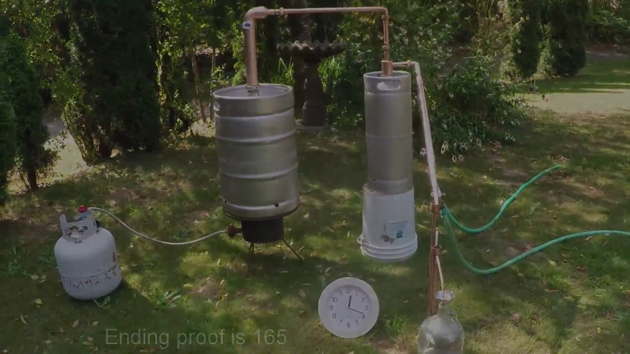 Olympic Distillers - Beer Keg Still with Thumper- Spirit Run