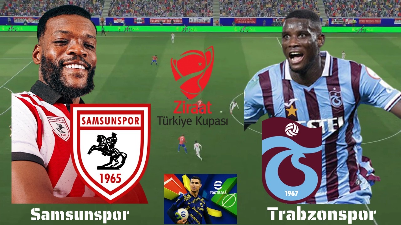 🔴 Samsunspor Trabzonspor  | Karadeniz Derbisi | Süper Lig  21.Hafta|  E-Footbal 2026  Türkçe Spiker|