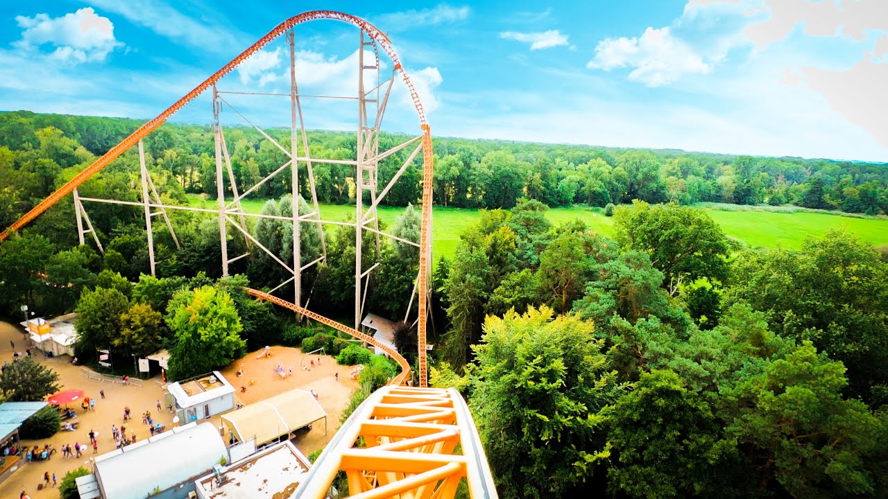 Expedition GeForce Onride + BackView - Plopsaland Deutschland (Holiday Park)
