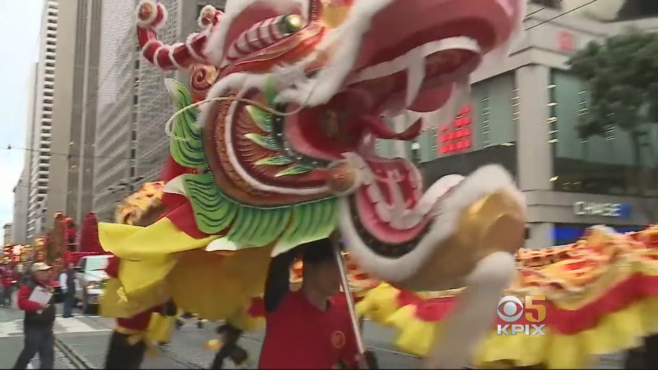 1000s Line Streets For Chinese New Year Parade In San Francisco