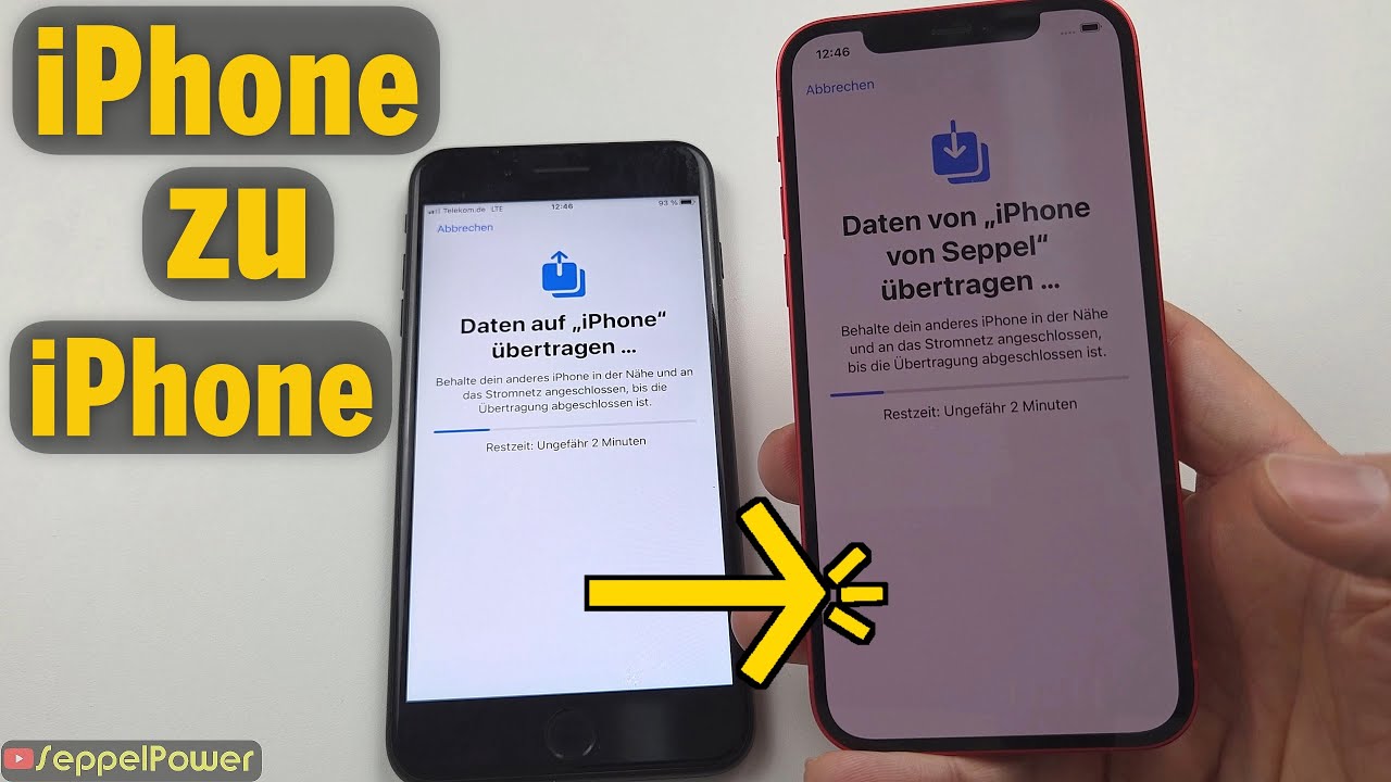 Tutorial: Datentransfer iPhone zu iPhone. Von iOS zu iOS | SeppelPower
