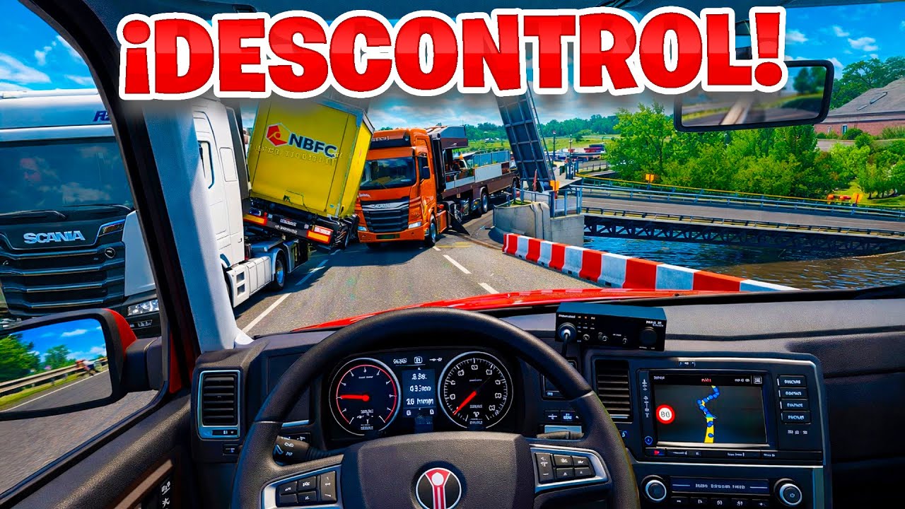 ¡Accidentes Y MUCHO DESCONTROL en la RUTA DE LOS NOOBS! | Euro Truck Simulator 2