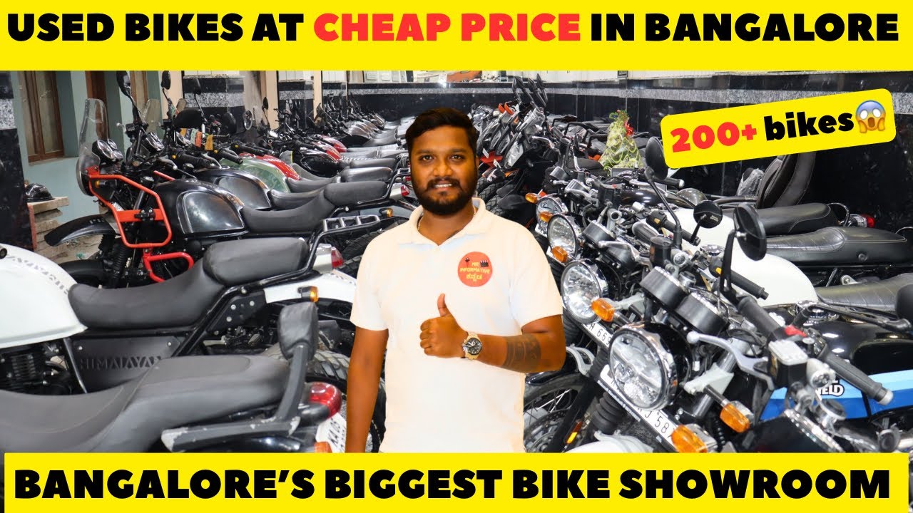 Bangalore’s Biggest used bike showroom|used bikes at cheap price in Bangalore|emi available✅‼️