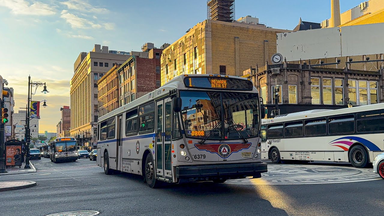 New Jersey Transit Bus Compilation in Newark New Jersey #9