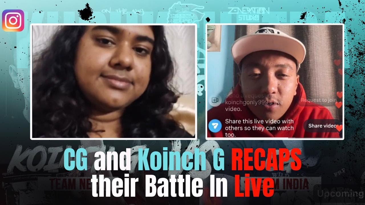 CG и Koinch G подводят итоги битвы в Instagram Live, оба делятся своим опытом, Непал против Индии