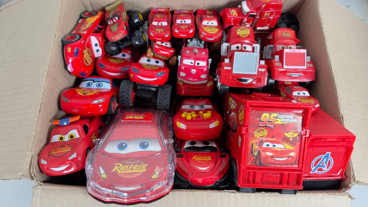 Disney Pixar Cars Lot Review and Unboxing | Full Lightning Mcqueen Bubble RC | ASMR Collection Cars