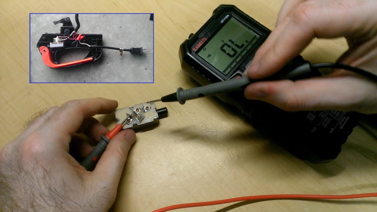 DIY: Black & Decker Electric Lawn Mower Switch and Power Connection Repair