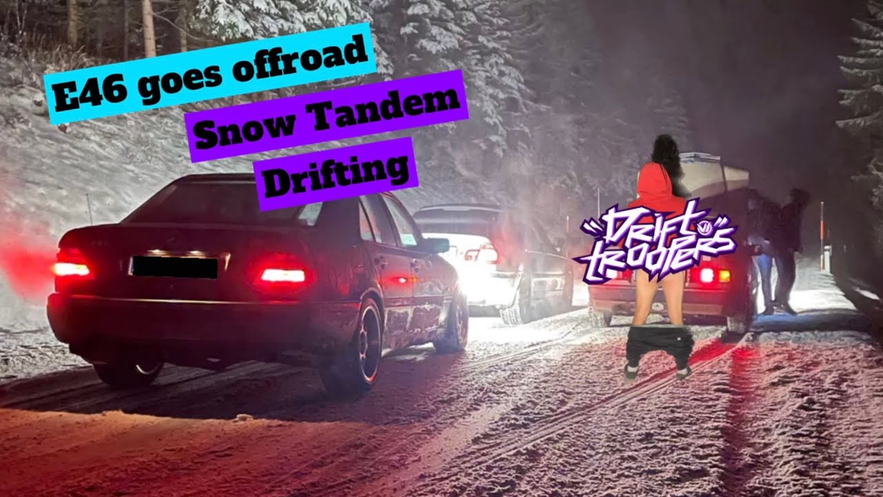 DriftTroopers Vlog 10 | Playing in the snow - big crash - Tandem Drifting