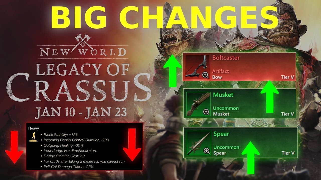 BIG BALANCE CHANGES | legacy of crassus event