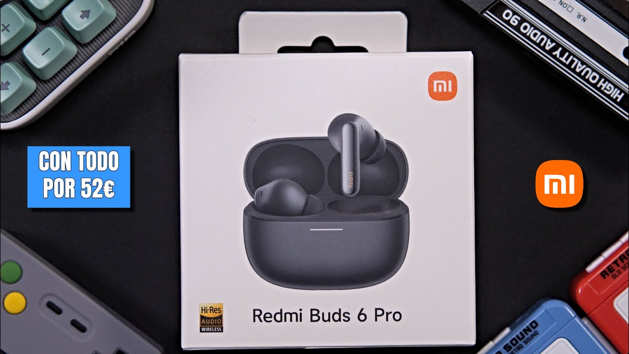 Los mejores AURICULARES que puedes comprar por 50€ 🎧 Xiaomi Redmi Buds 6 PRO | Review