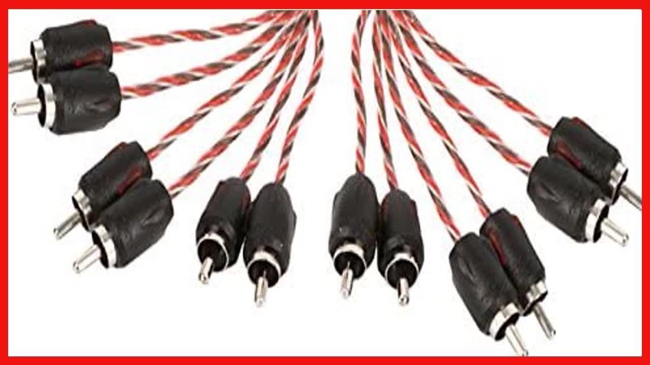 Stinger 4000 Series RCA Interconnect Cables Premium Sound, Easy Setup