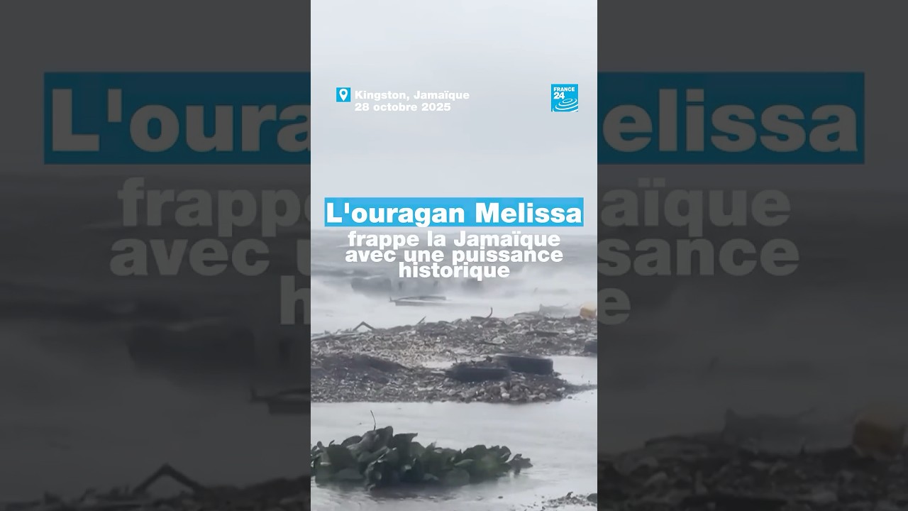 L'ouragan Melissa frappe la Jama&iuml;que avec une puissance historique &bull; FRANCE 24