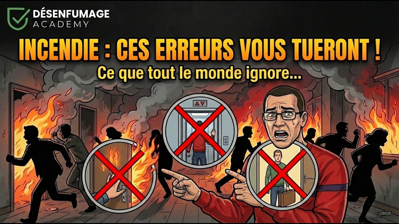 Sécurité Incendie : Le réflexe que vous croyez BON... mais qui est MORTEL: