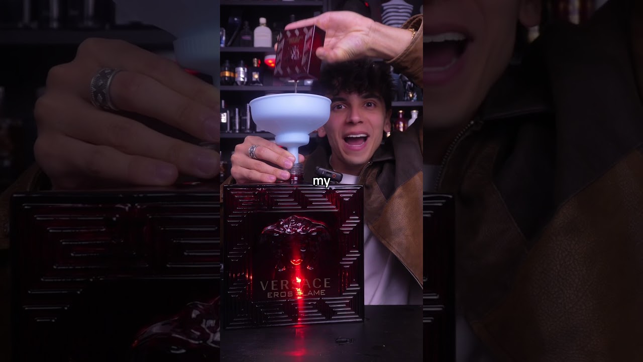 Filling up my MASSIVE 1000ML Versace Eros Flame | Part 1 ✅ 