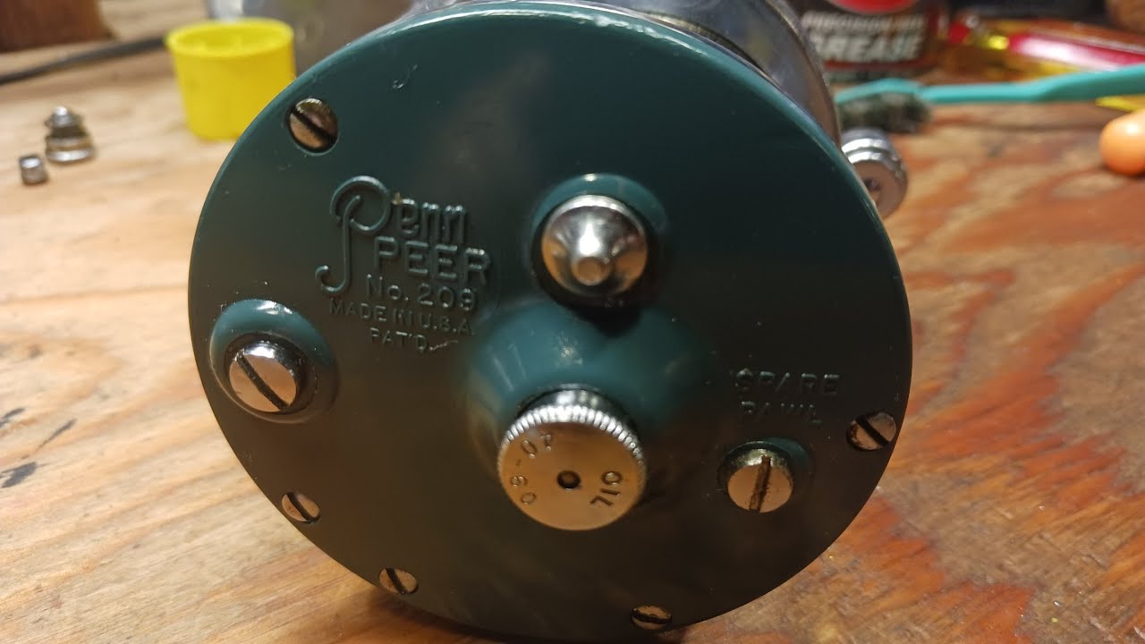 Редкая модель Penn Peer 209 оливково-зеленого цвета, требующая разборки.