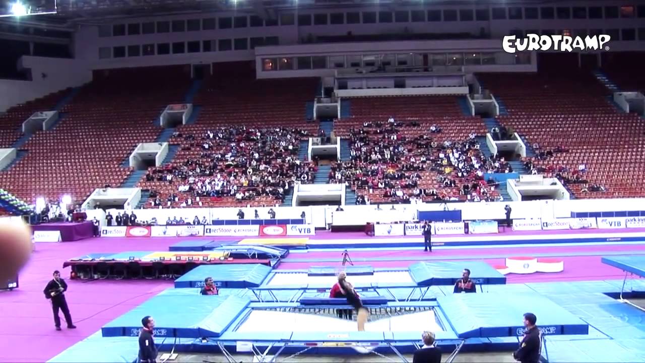 Trampolina wyczynowa Grand Master Premium od Eurotramp l POLSKOK