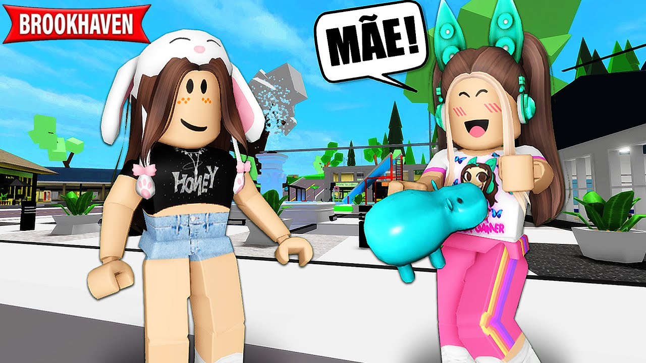 A MILLY SENDO MINHA MÃE POR 24 HORAS NO BROOKHAVEN - Roblox