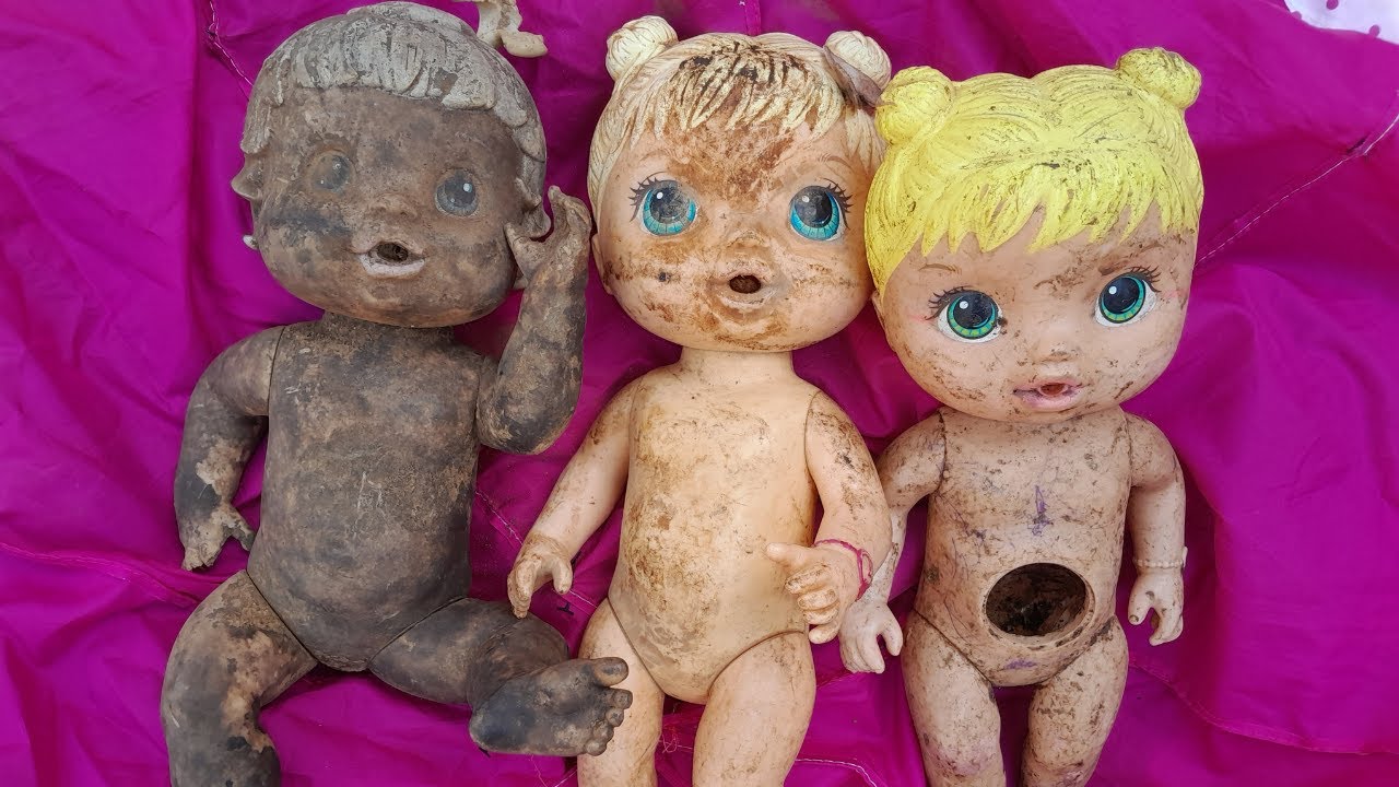 Reformei Três Bonecas Baby Alive Achadas no lixão