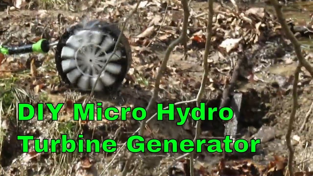 Easy to Build Water Turbine Generator From Junk
