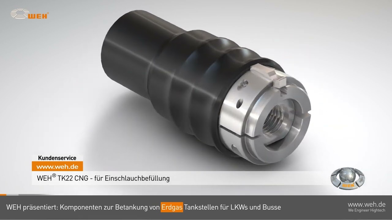WEH® Komponenten für CNG Tankstellen für Busse  / LKWs