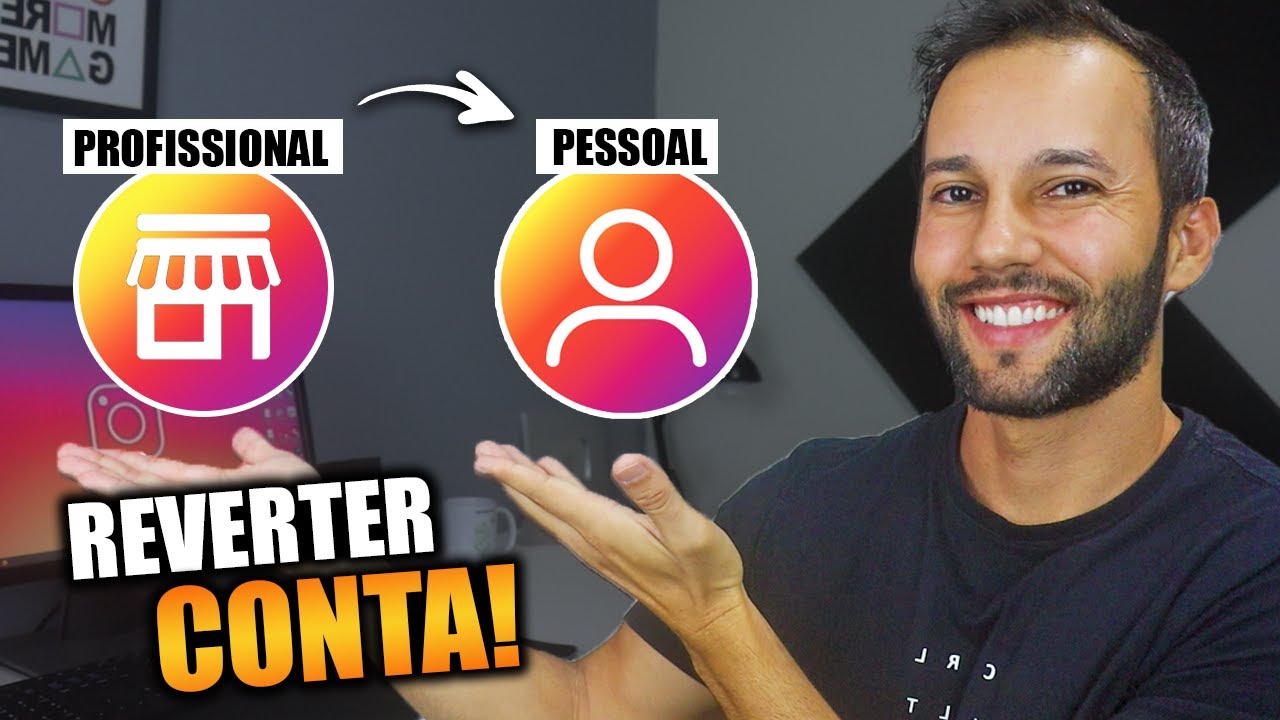 COMO REVERTER INSTAGRAM PARA PERFIL PESSOAL